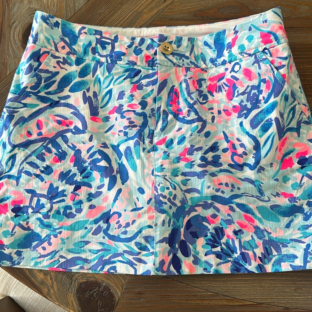 Lily Pulitzer size 4 blue and pink skirt